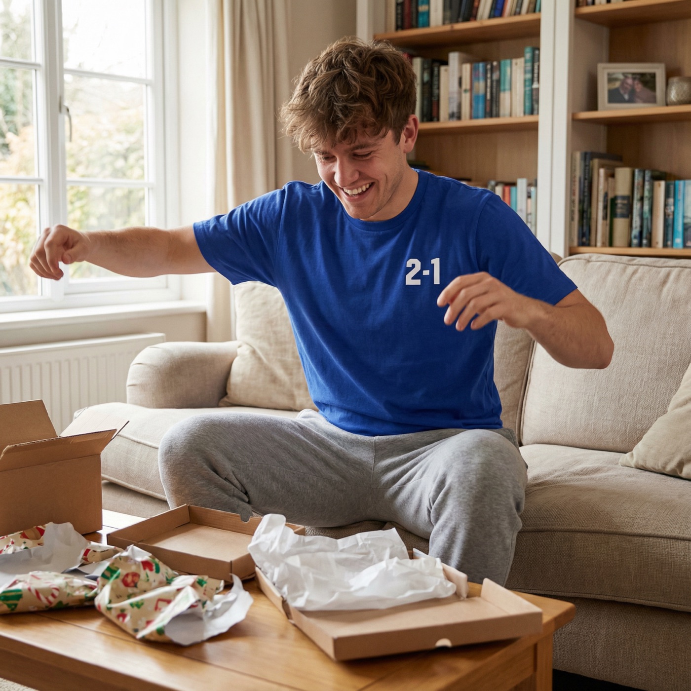 A Resultees tee given as a gift